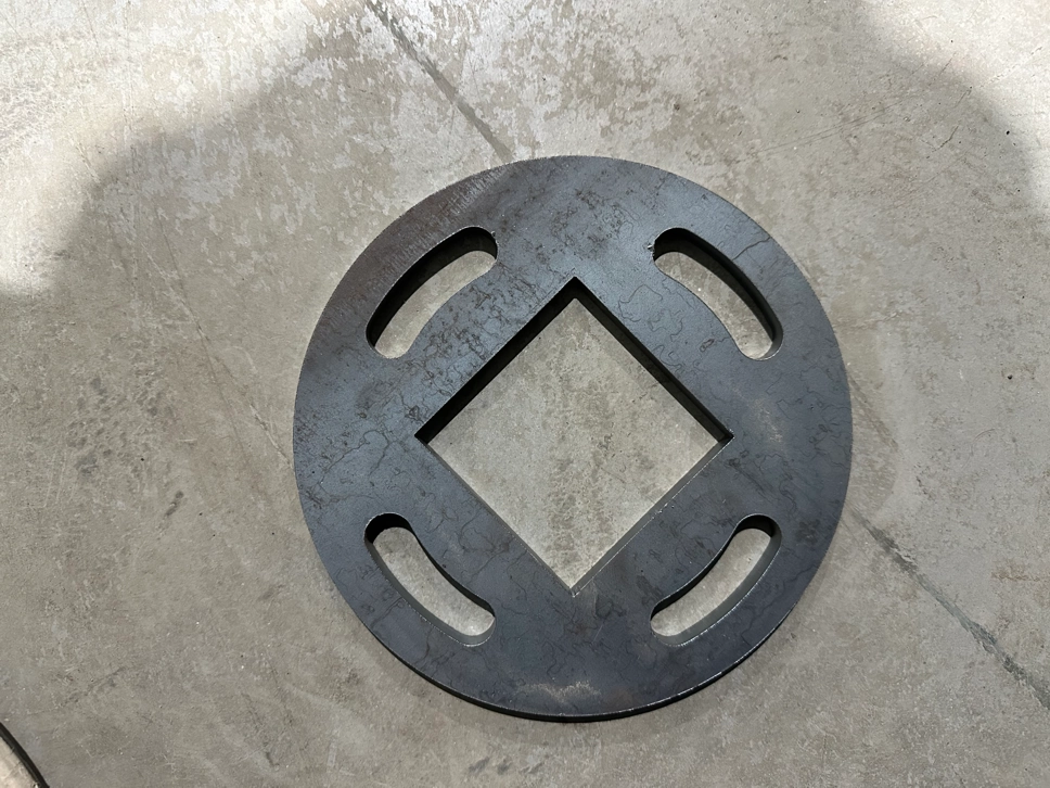 Debitare laser tabla flange 1